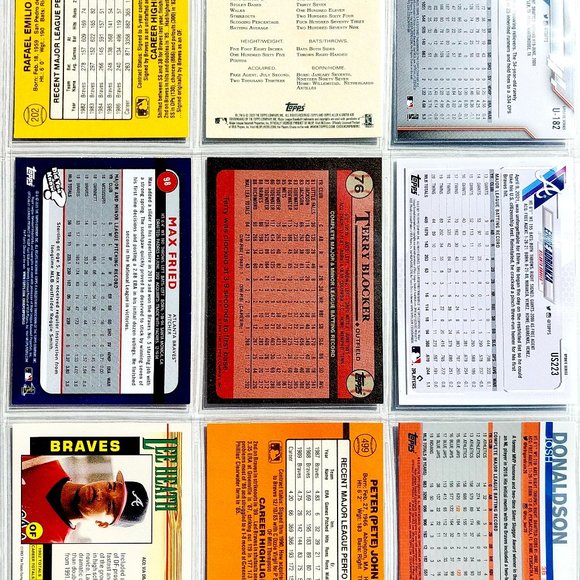 Atlanta Braves 46 Card Lot - BSBL [2_4] - Picture 11 of 13